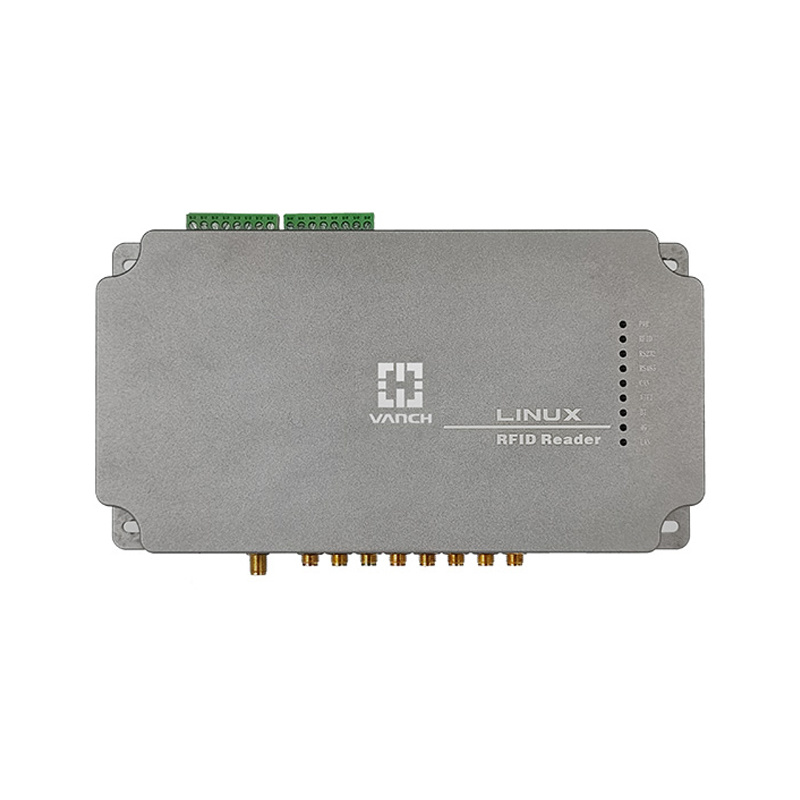 Lector fijo UHF RFID Linux de 8 puertos VF-987