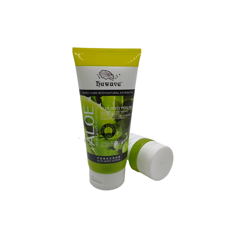 PE tube with label