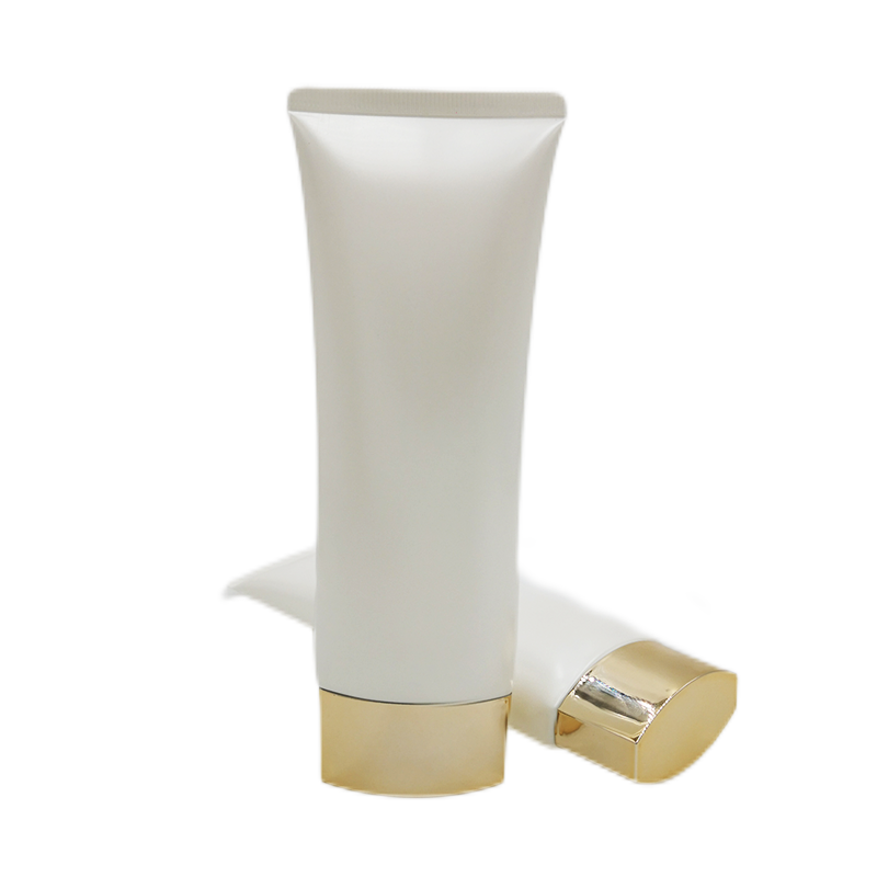 Specail flat tube with metlized gold  cap