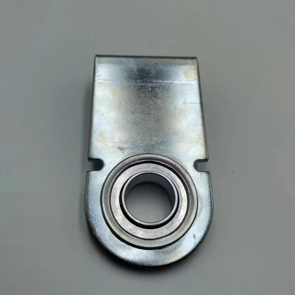 M-12277 Zinc-plated bracket with bearing 34190 stamped in