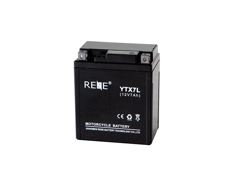 雷恩RENE摩托车电池YTX7L摩托车点火蓄电池