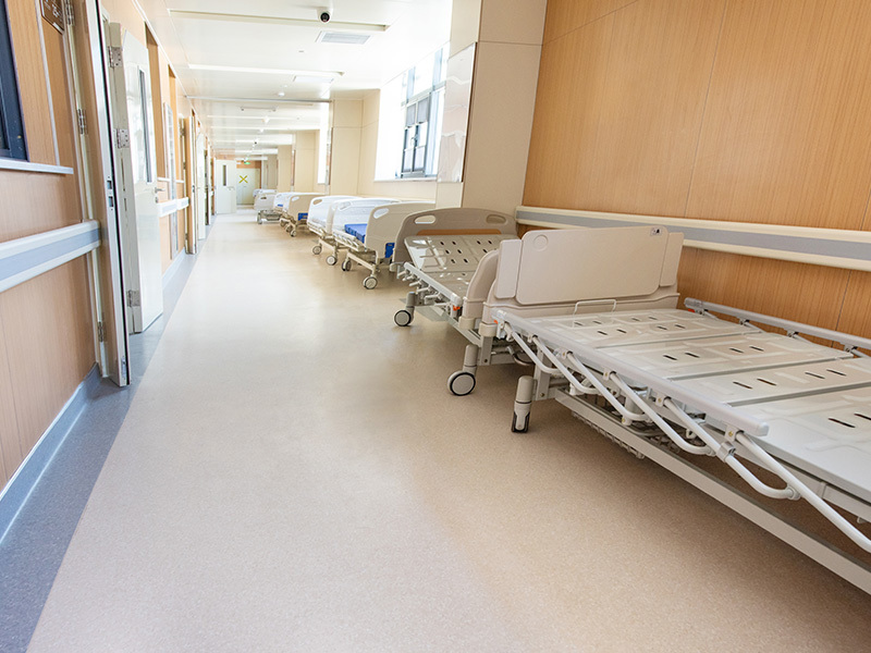 Homogeneous vinyl flooring is a friendly product