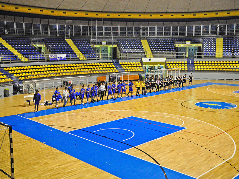 Good cushioning performance for sports flooring tremors