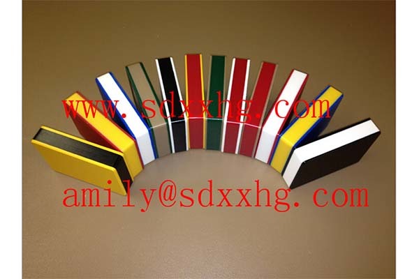 Sandwich colored HDPE Sheet with orange peel surface