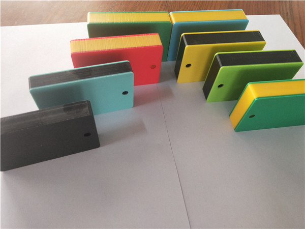 anti slip double color orange peel texture hdpe plastic sheet