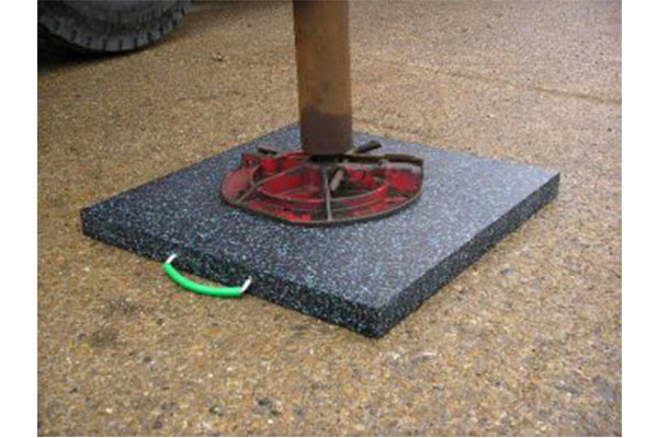 crane round outrigger pad