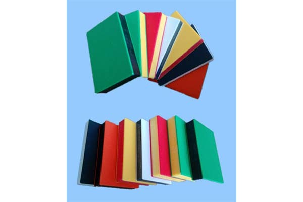 sandwich colours three layers HDPE sheet