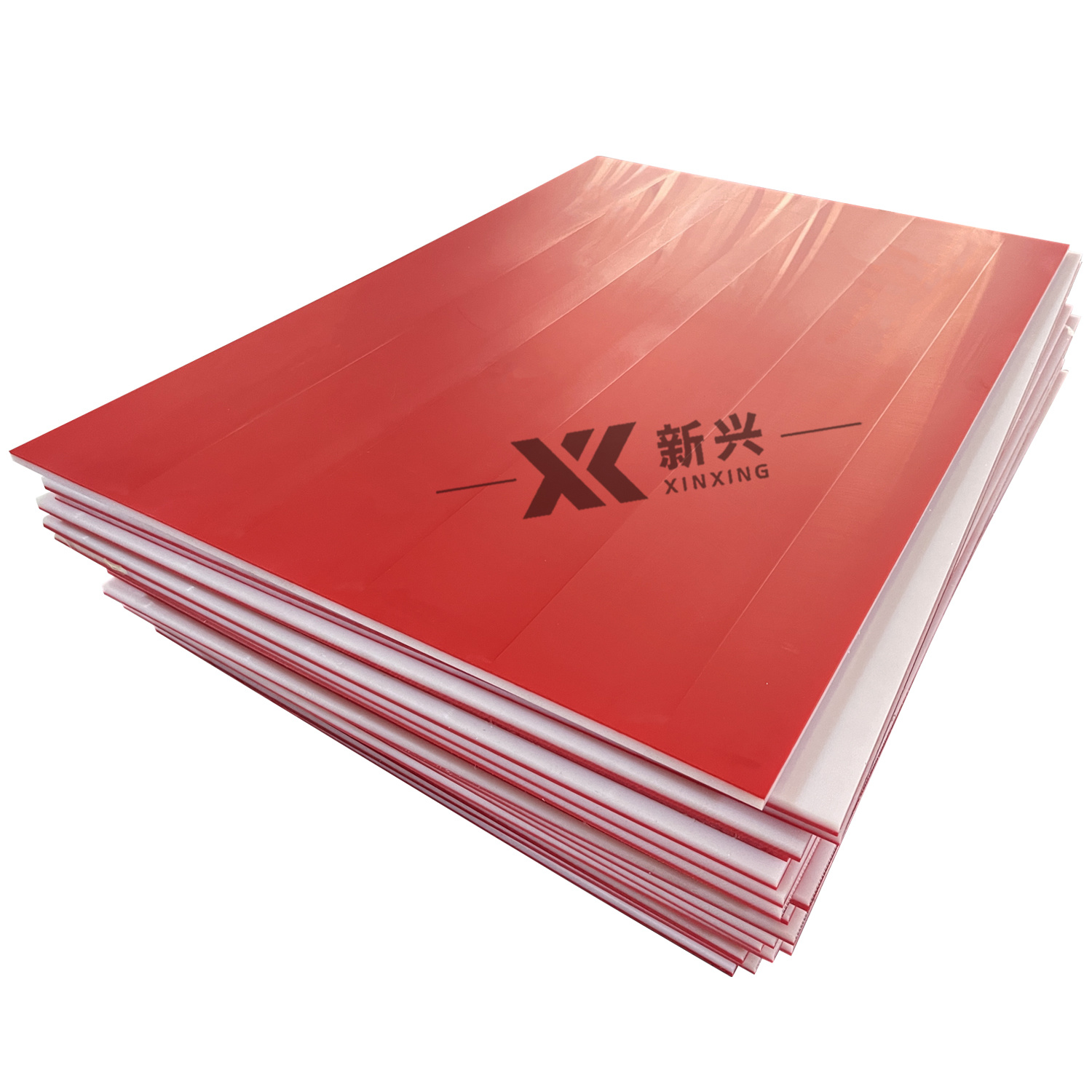Double color 3 layer HDPE sheet sandwich board