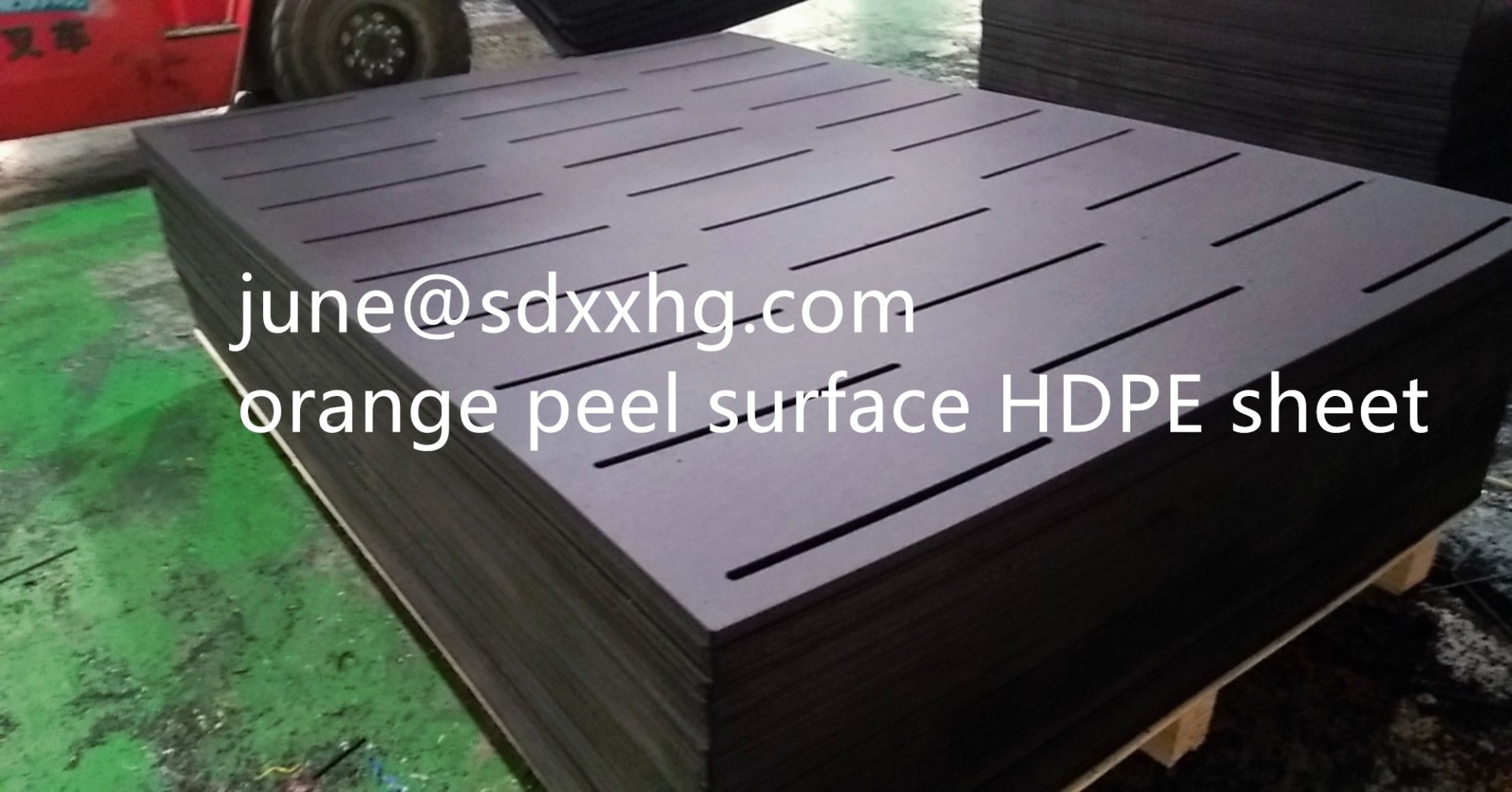 anti slip grooved HDPE plate for farm manure leak breeding