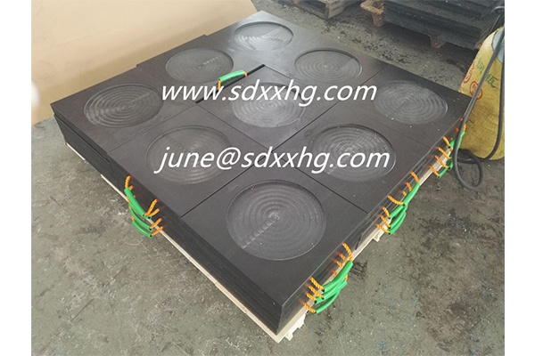 UHMWPE crane bearing support pad