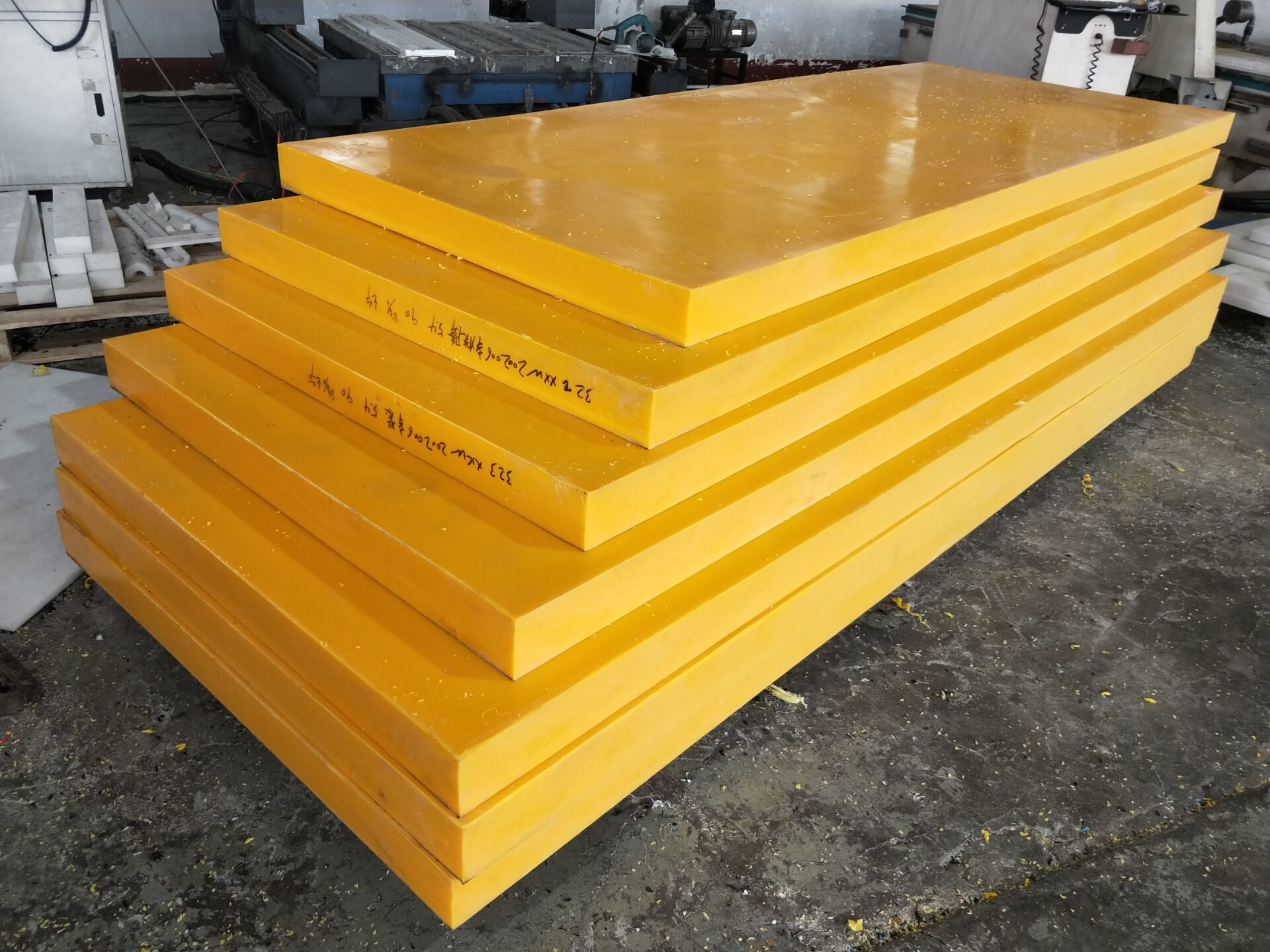 Yellow Marine grade FQ1000  HDPE & UHMWPE Sheets