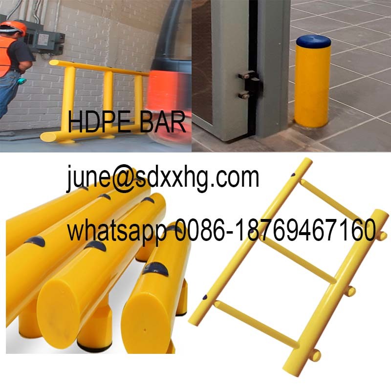 HDPE bar for protection guardrail