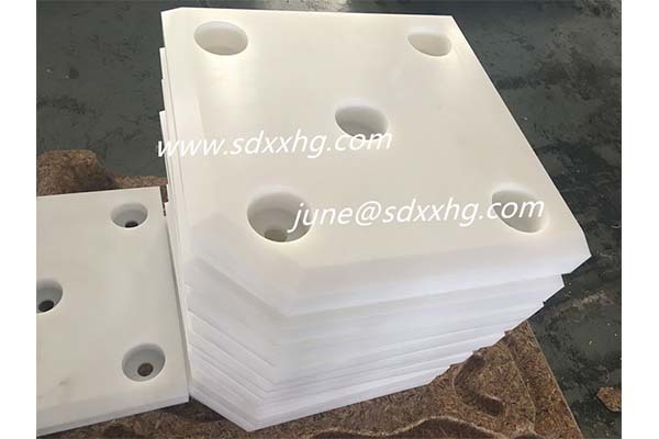 White color UHMWPE ( PE 1000 ) resin fender panel