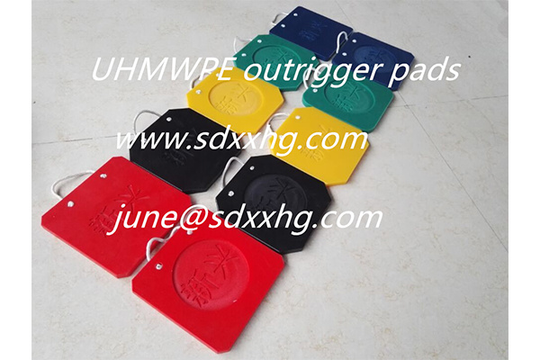 heavy load capacity outrigger pads for crane