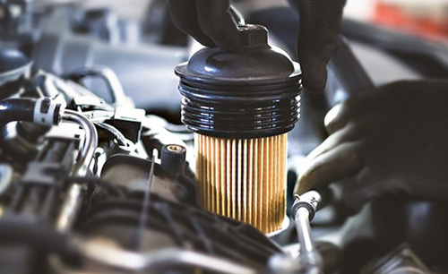 The use of fuel filter points