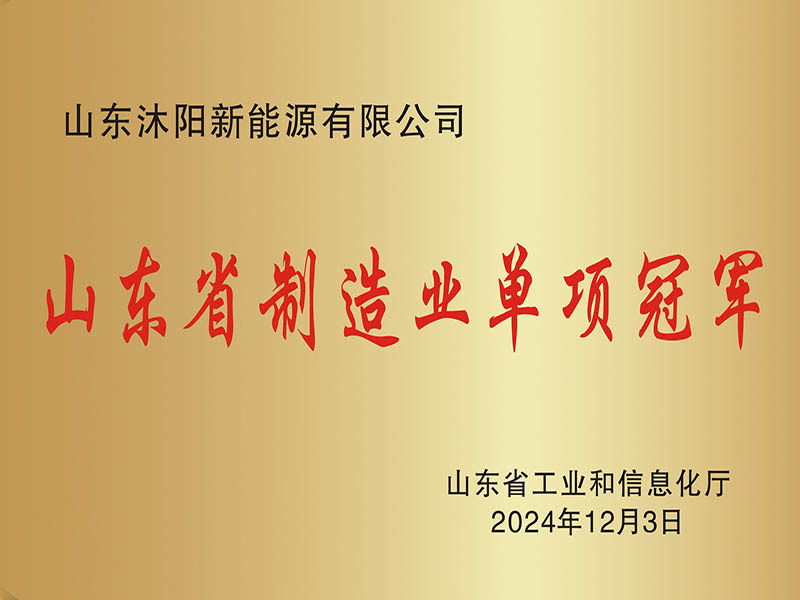 山東省制造業(yè)單項(xiàng)冠軍 山東省制造業(yè)單項(xiàng)冠軍