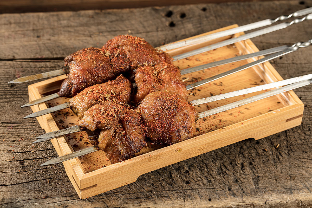 Roasted Lamb's Waist Skewers