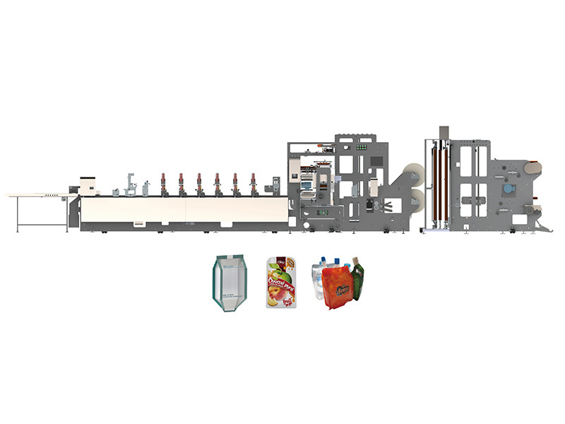 SKB600-FQS-T High Speed Four Lanes Penguin Pouch Bag Making Machine