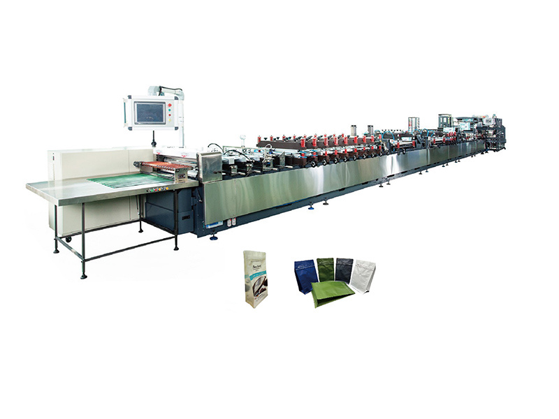 SKB800-BPZDN-T Double out Flat bottom Pouch With Zipper Bag Making Machine (Standard model -for composite material)