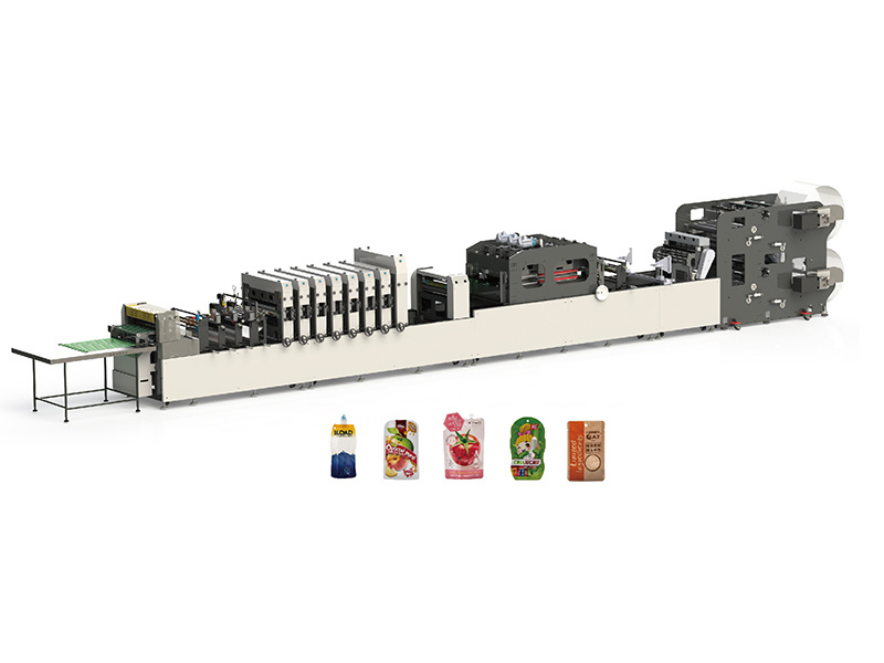 SKB800-SISZP Full-Servo Full-lntelligence Stand Up Pouch With Zipper Bag Making Machine(Recyclable material)