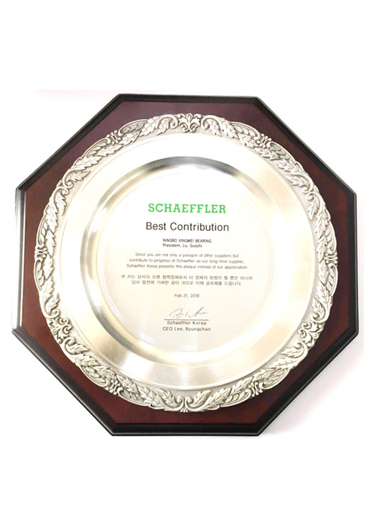 Schaeffler Qualified supplier 
