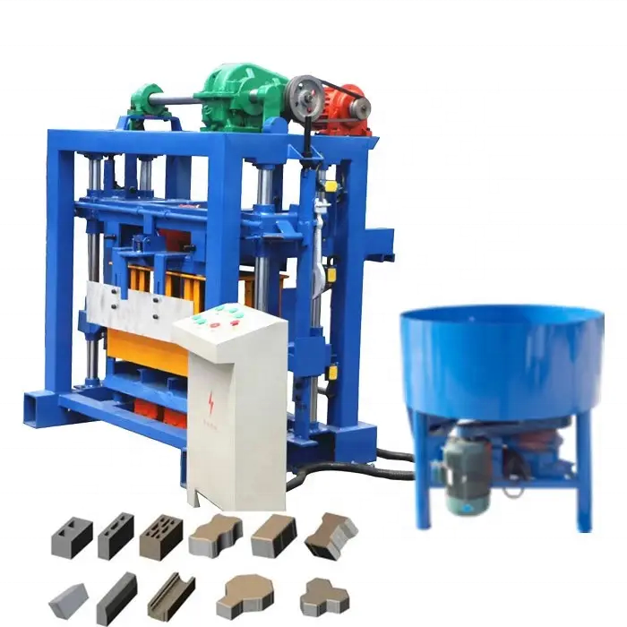 Semi-Automatic Block Making Machine QT40-2