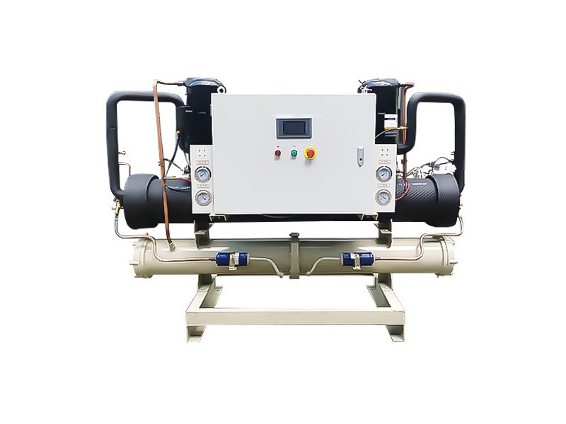 Water-cooled open industrial chiller