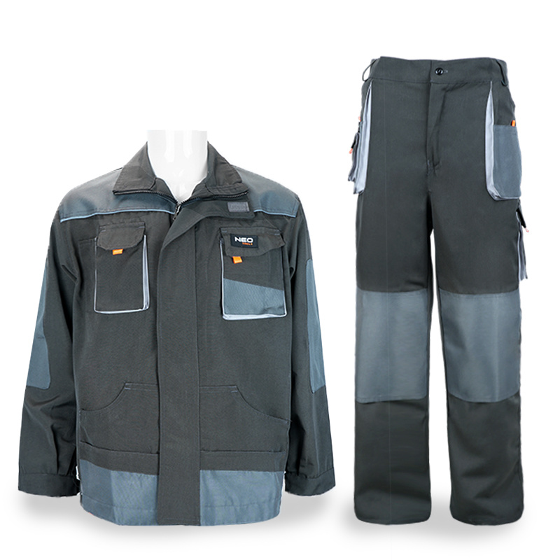 Coverall with reflective tape