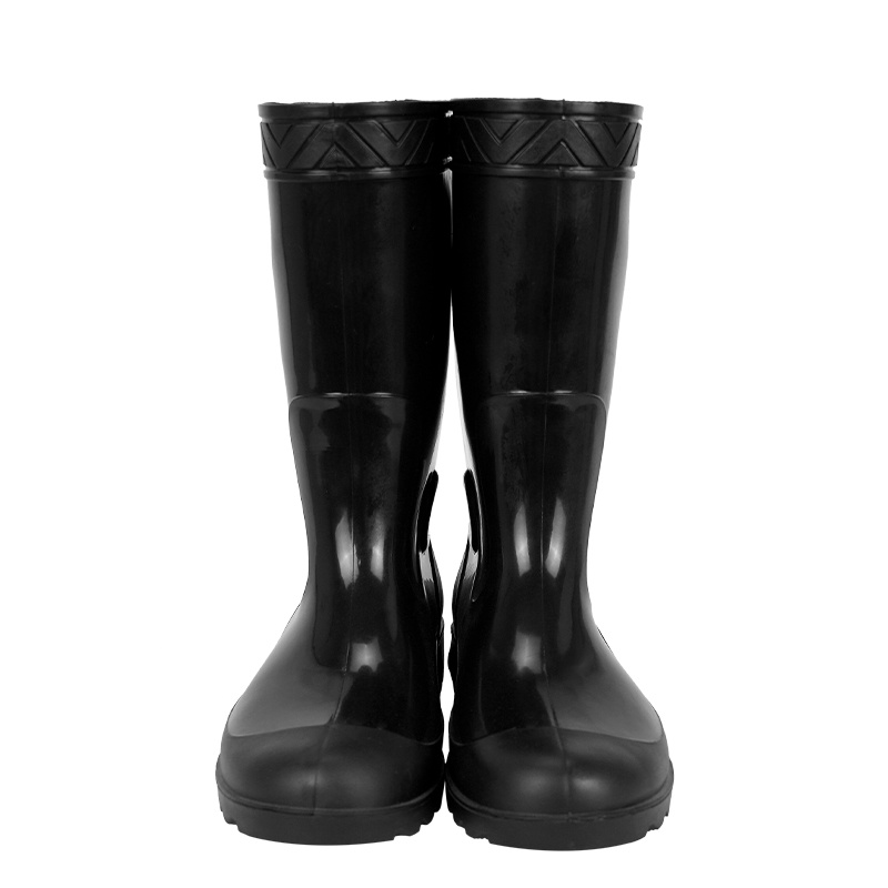 806 all black rain boots