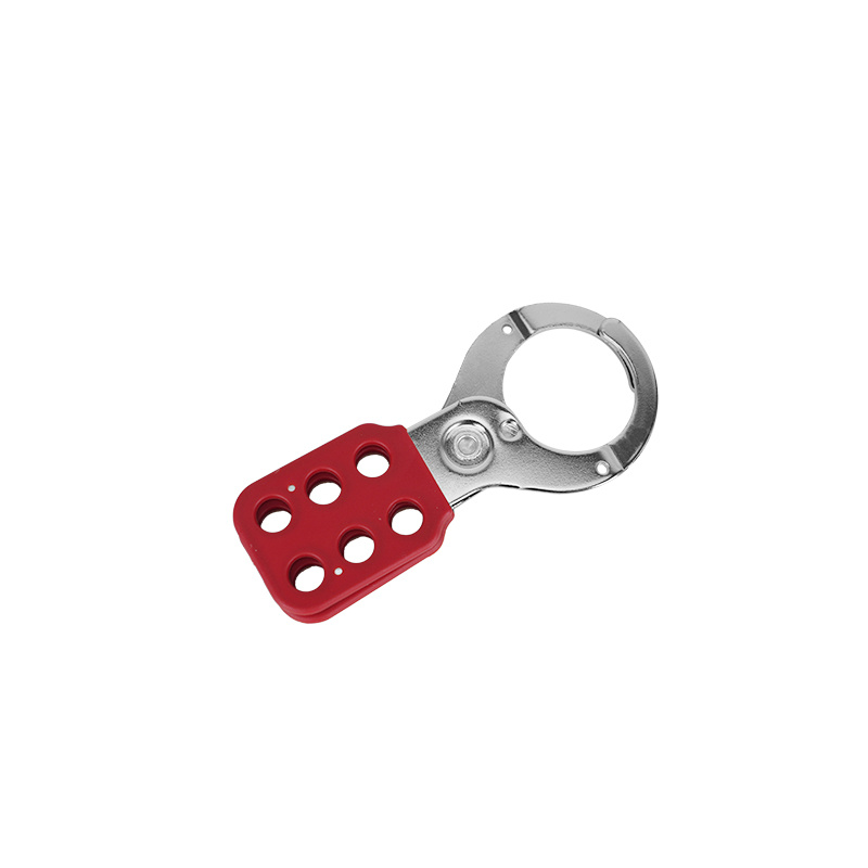 DK02 Safety Steel Lockout Hasp PA Coated 6 Locks Devices