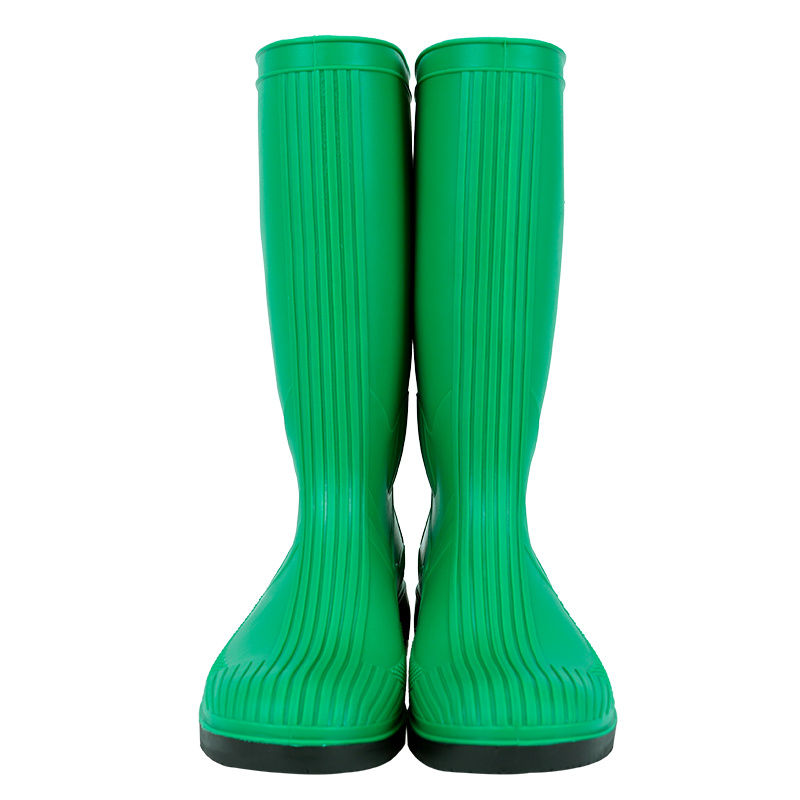 804-1 blue uppers and black soles rain boots