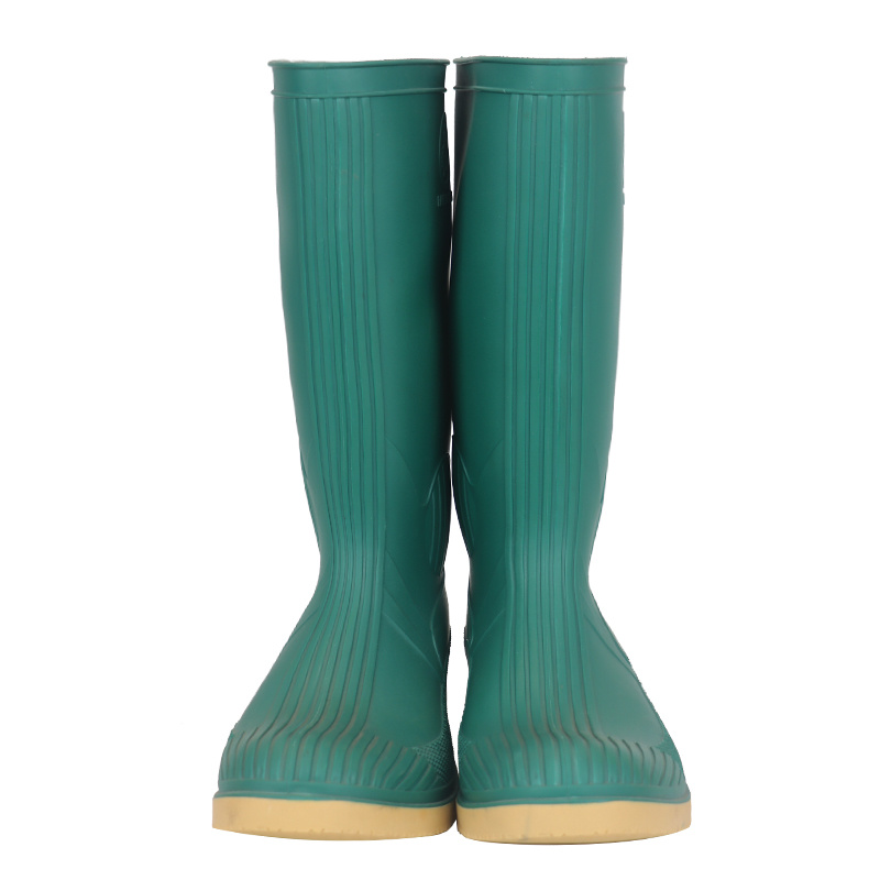 804 green uppers and yellow soles rain boots