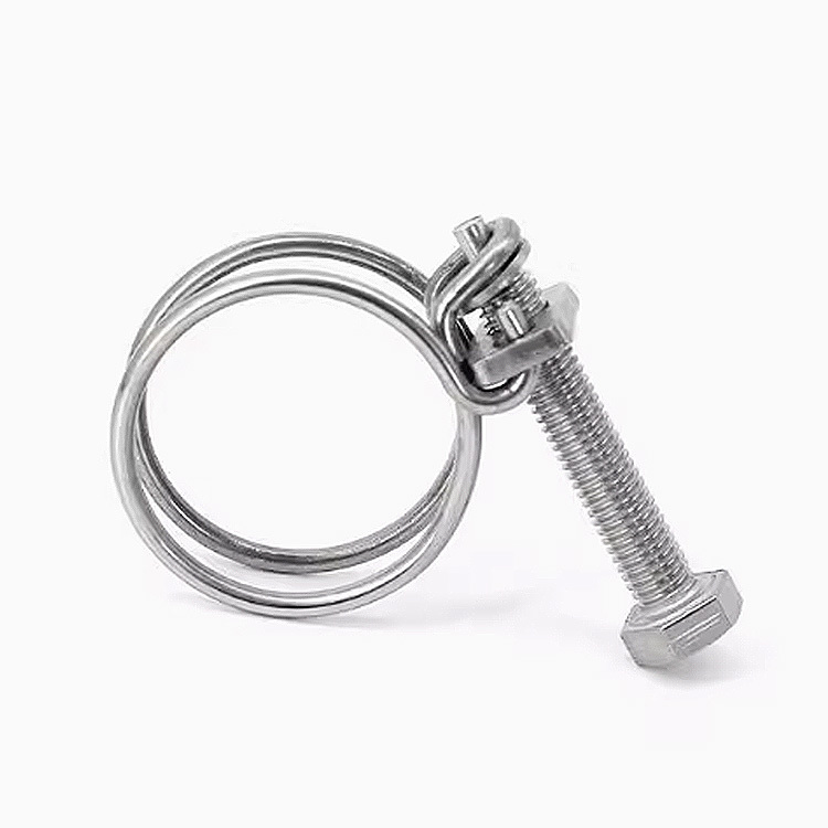 304 Stainless Steel Double Wire Hose Clamp