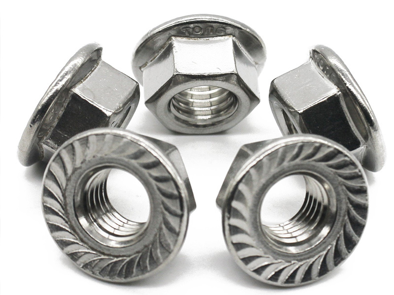 What is the difference between a flange nut and a washer nut