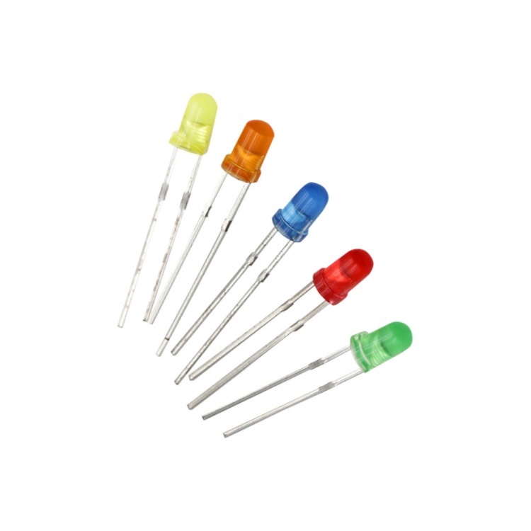F5 RGB round head light-emitting diodes in China components