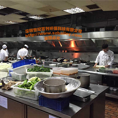 北京顺口溜餐饮公司安装世纪百利油烟净化器