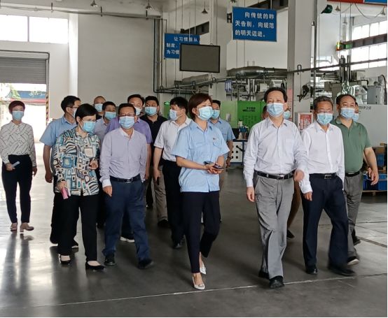 省人大常委会副主任刘晓鸣一行来我司调研