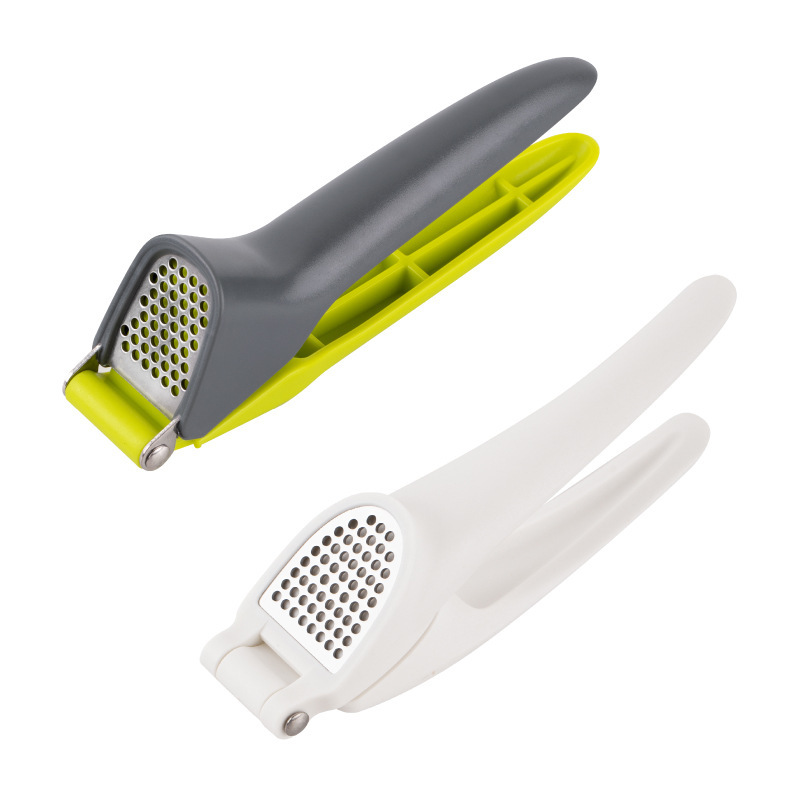 Plastic garlic masher