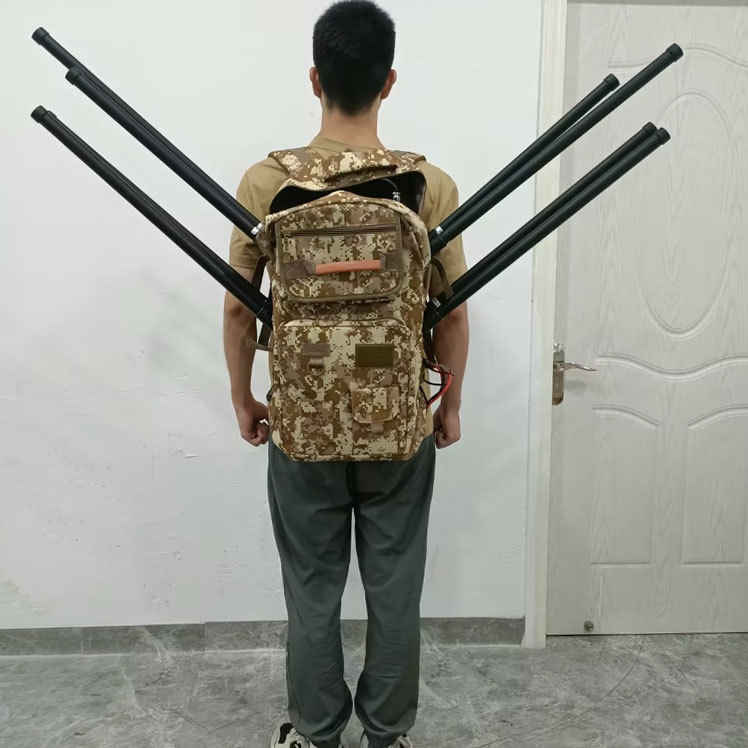 Drone countermeasure device (backpack type)