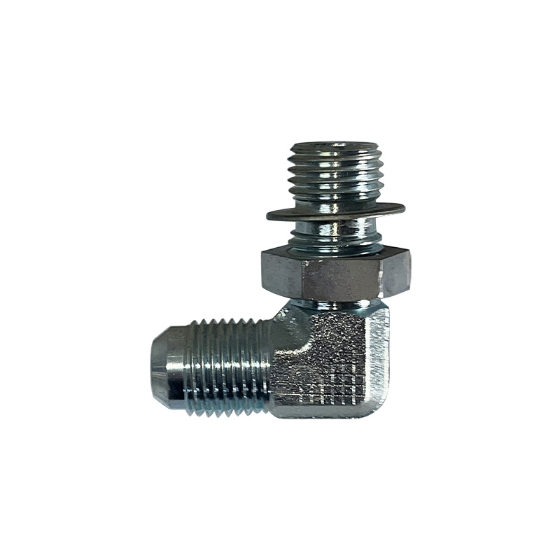 1SG9-OG 90°ELBOW JIS GAS MALE 60°CONE / BSP MALE O-RING
