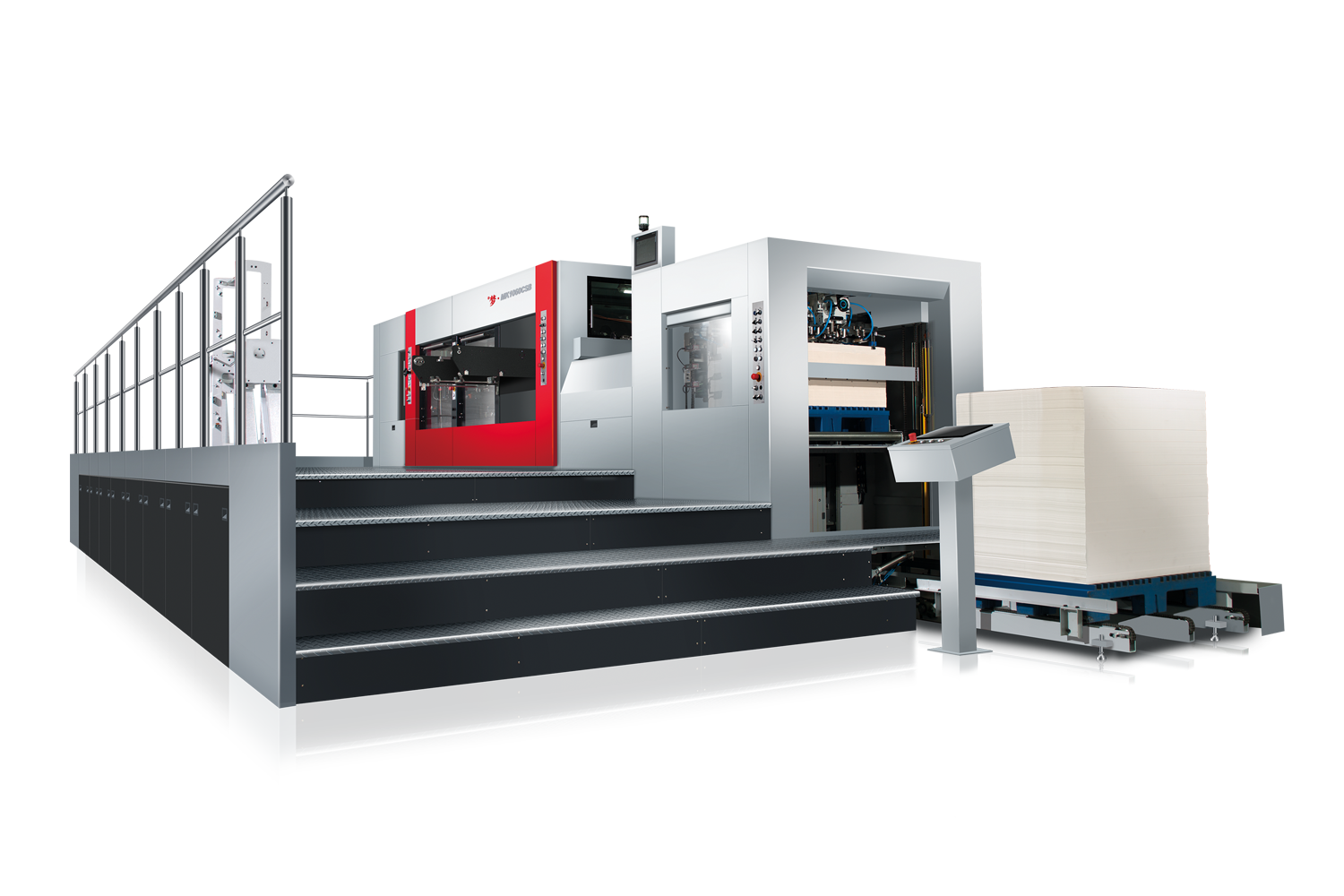 Full waste cleaning die cutter