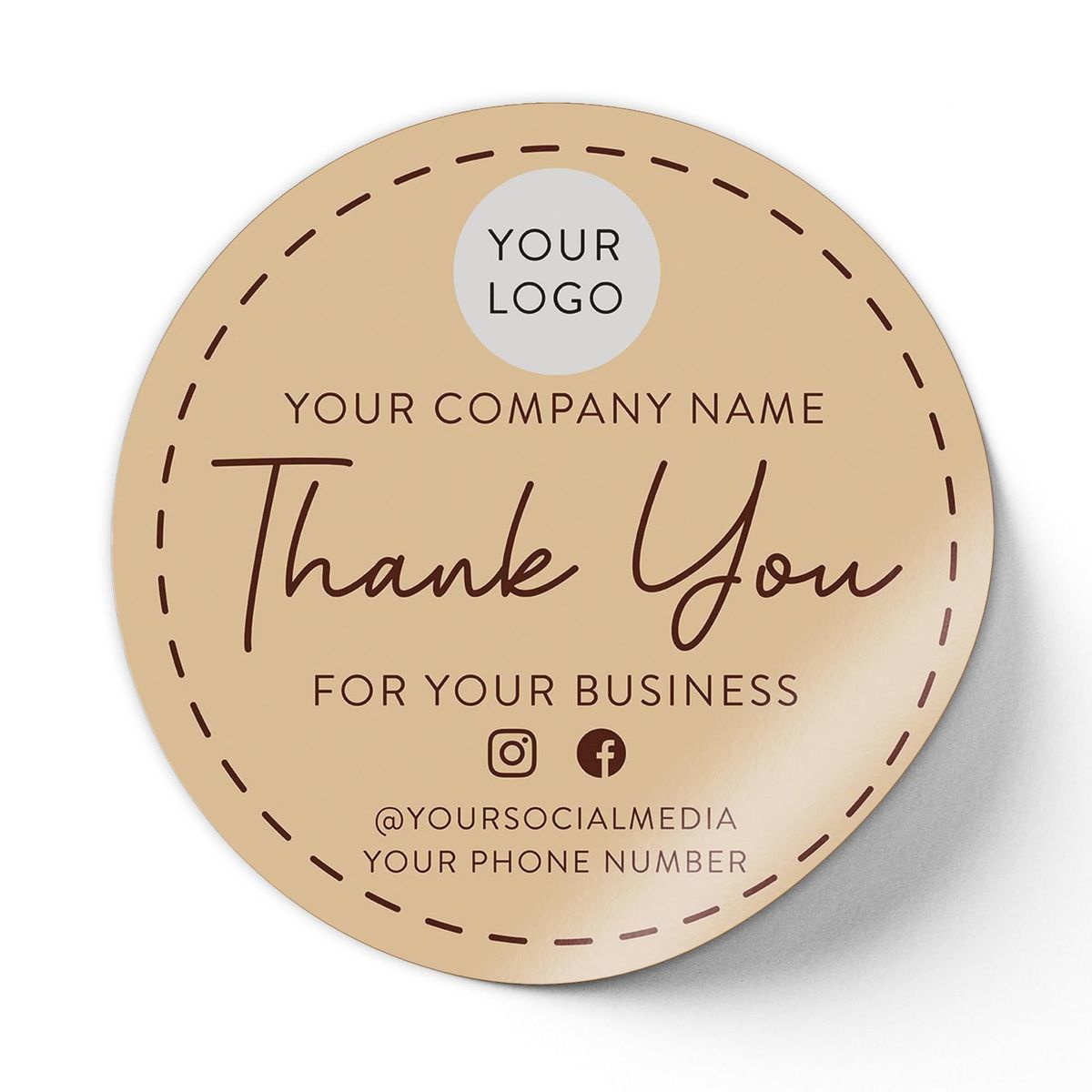 Round Sticker Labels