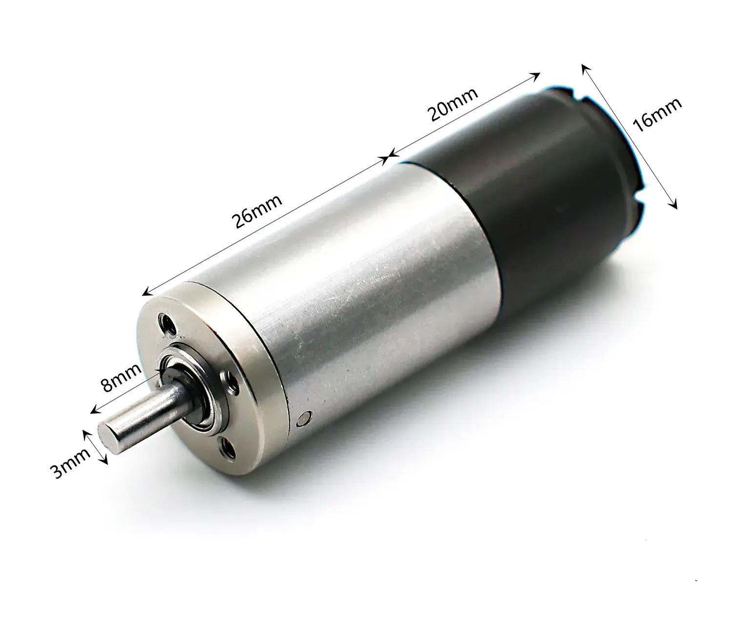 Φ16mm 12V Brushless Coreless DC Motor Planetary Gear D Shaft GMP16-1620