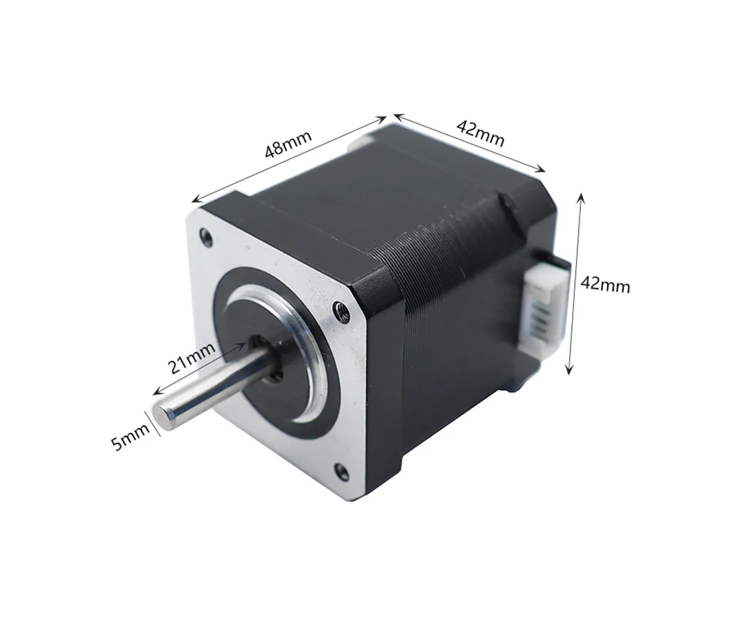 Nema17 Stepper Motor 42x48mm 1.8 Degree D Shaft 2-Phase 3D Printer Motor KS-42HYB48