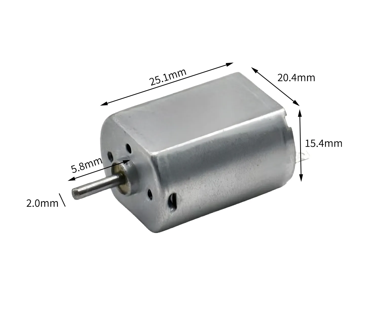6V 12V DC High RPM 130 Size Motor Brushed Φ20mm 22000 RPM for RC | KFK-130SH