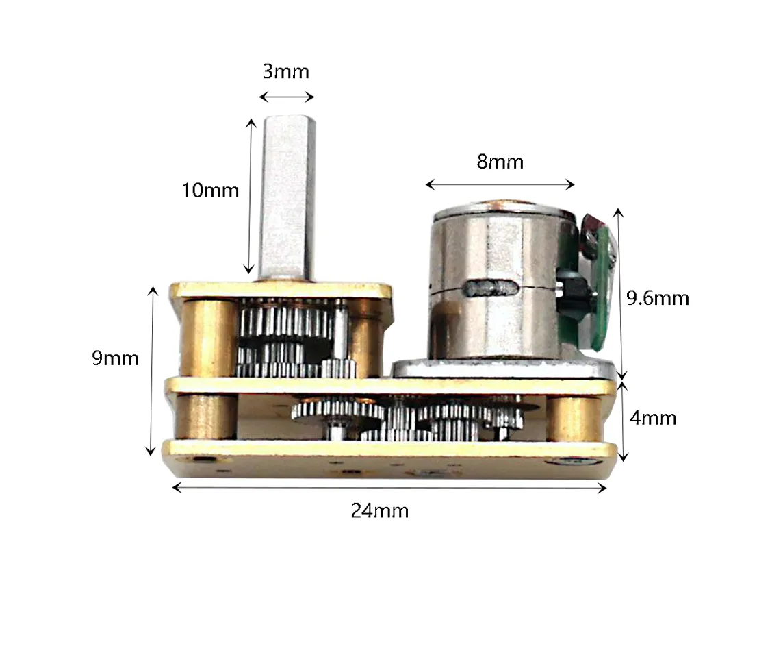 8mm Micro Linear Actuator Stepper Motor Smallest 5V DC 0.36 Degree KS-GM1024-08BY