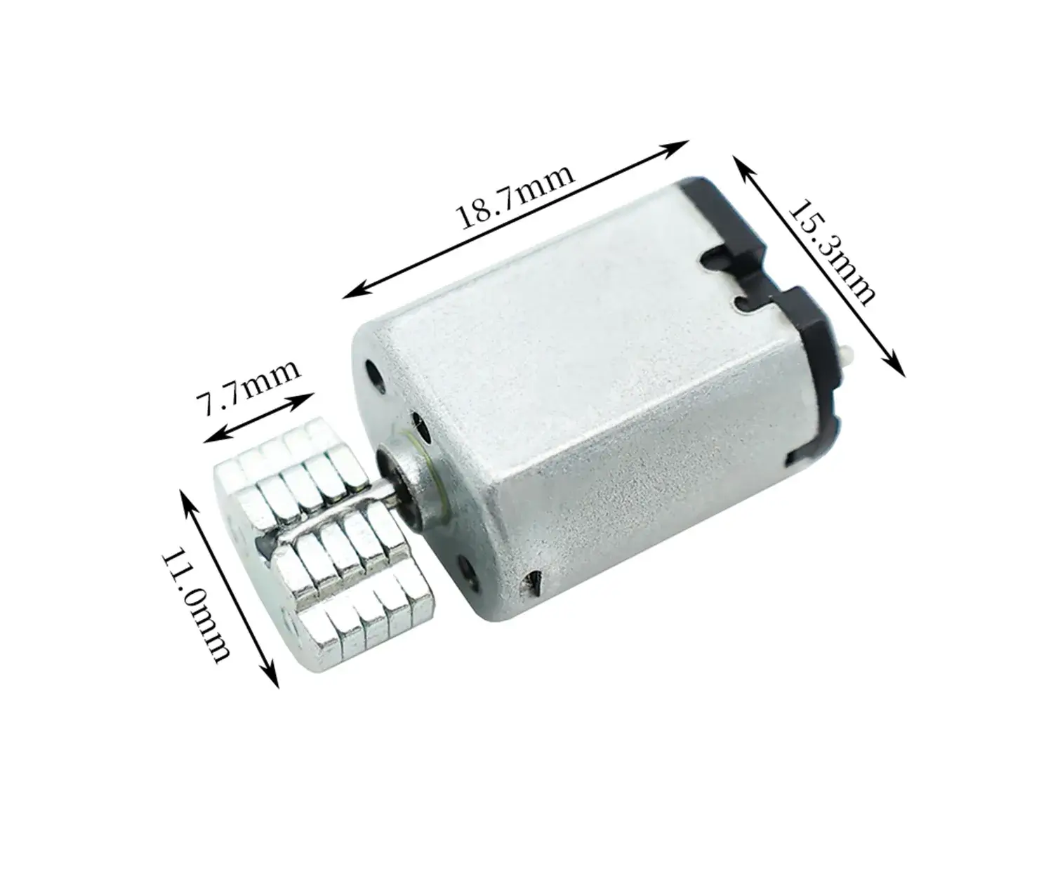 15mm Dia 12000RPM 030 12V DC Brushed Vibration Motor for Body Massager/Gamepad