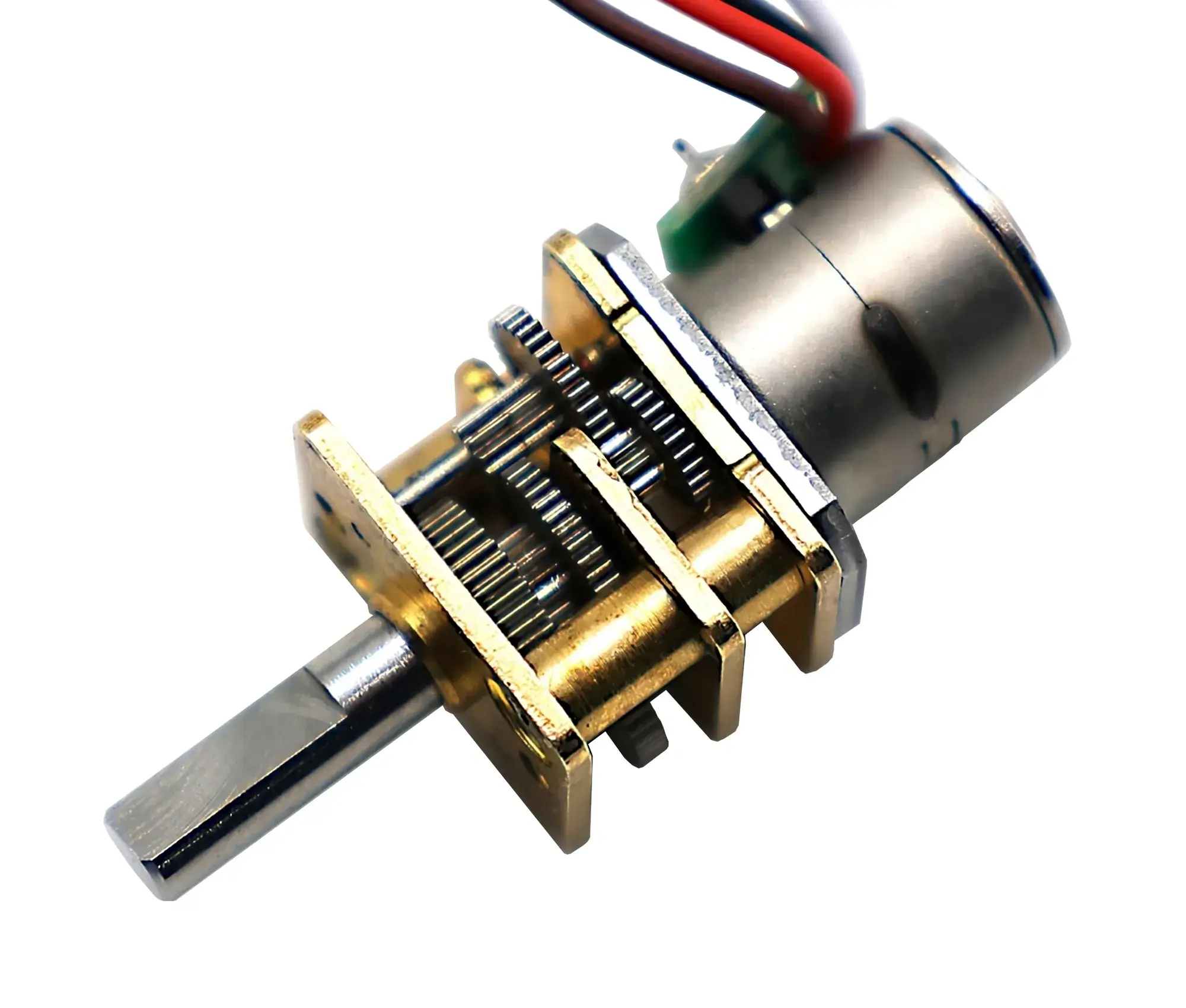 8mm D Shaft Geared Stepper Motor 1.8°-0.9° step Model GM12-08BY