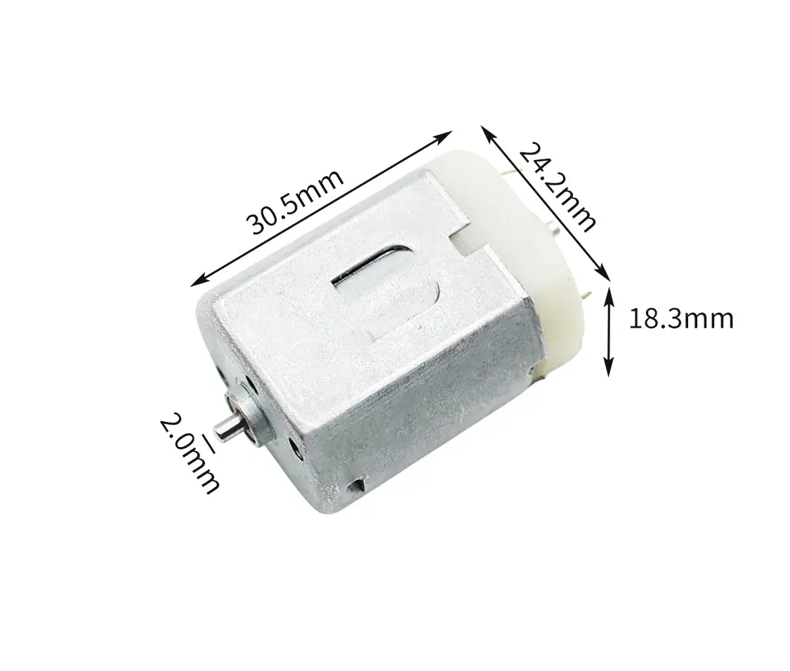 24mm 280 Brushed Motor 3.7V 10250RPM 12V 10300RPM - Model KS-280SA