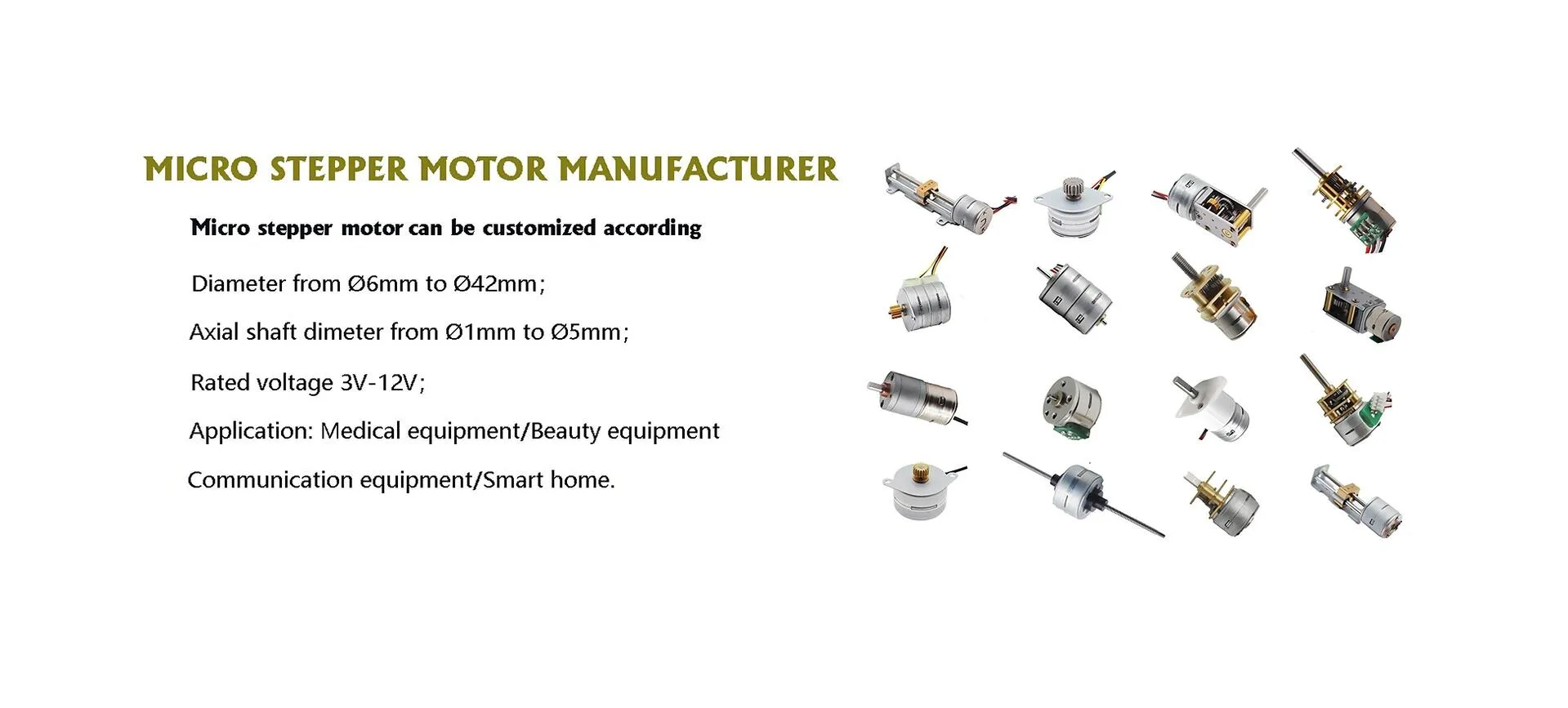 High Performance Micro Gear Motor - 6V 12V 24V DC
